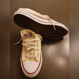 White Converse sneakers